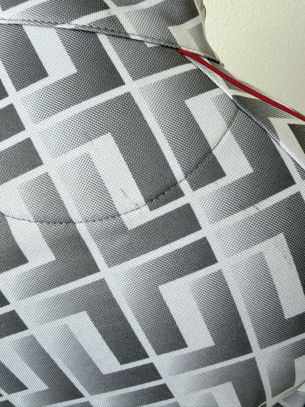 Vintage Castelli Thermal Fleece Cycling Jersey - Women’s Small - Gray Geometric - Picture 15 of 15